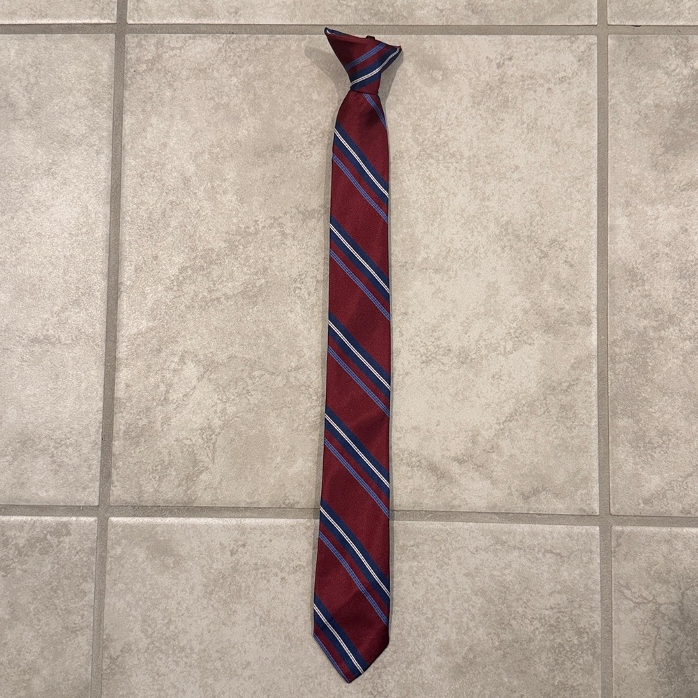 Kid’s Striped Clip-On Tie